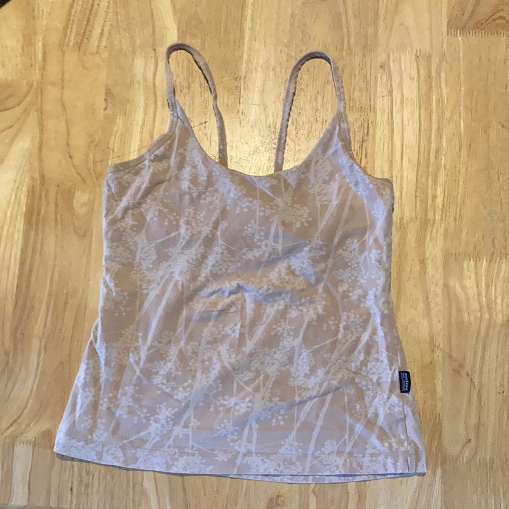 Patagonia tank with built-in bra